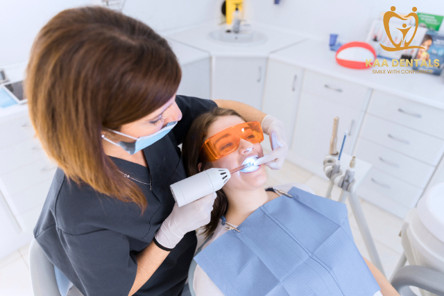 Before and after smile makeover results showing whiter, aligned teeth