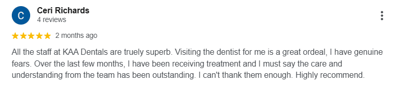 KAA Dentals Testimonial 1