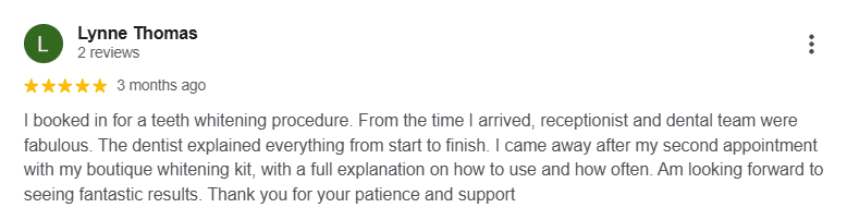 KAA Dentals Testimonial 4